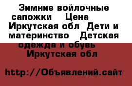 Зимние войлочные сапожки  › Цена ­ 900 - Иркутская обл. Дети и материнство » Детская одежда и обувь   . Иркутская обл.